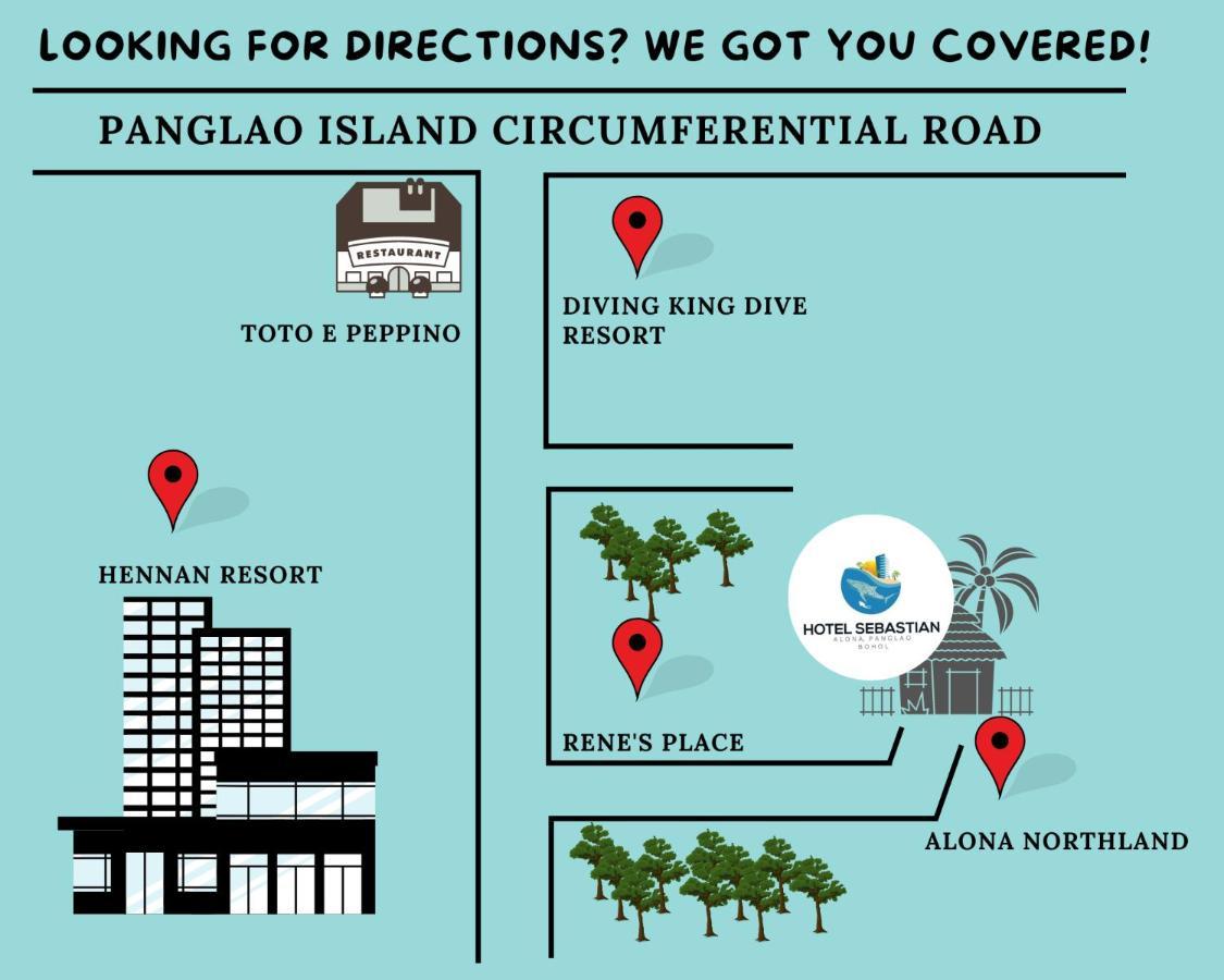 Hotel Sebastian Panglao Bolod  Ngoại thất bức ảnh